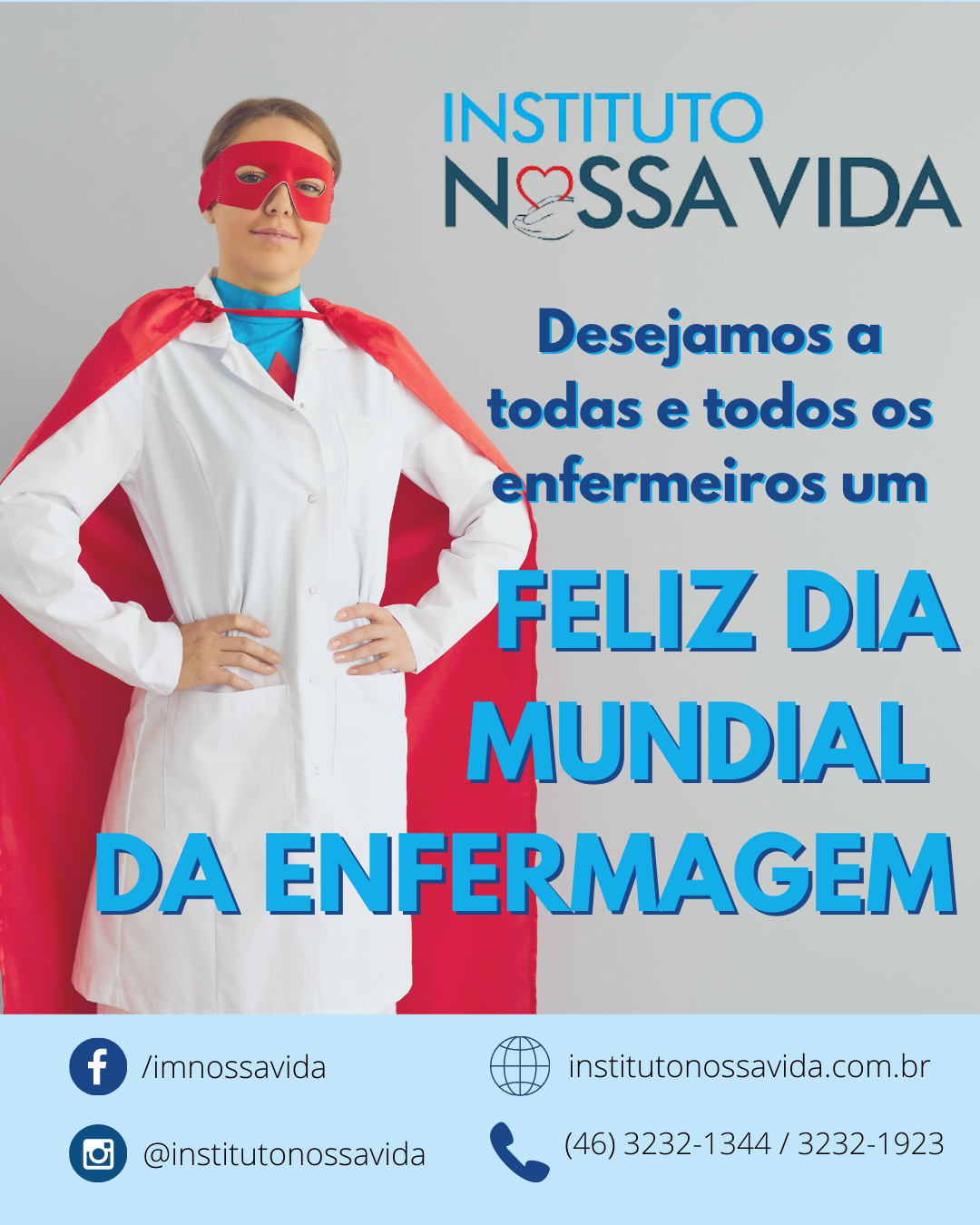 fonte feliz dia internacional das enfermeiras com personagem de